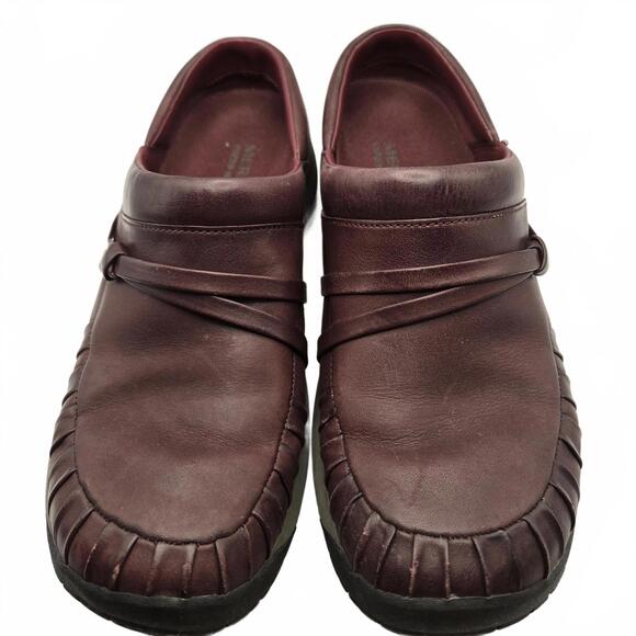 Merrell Encore Women's Size US 8.5 UK 39 Wine Pleat Slide Casual - Picture 3 of 7